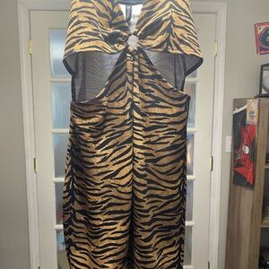 Tiger Print Dress